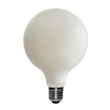 Large White Globe LED E27 Lamp - Opal