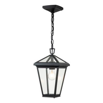 Alford Place 1 Light Small Chain Lantern - Museum Black