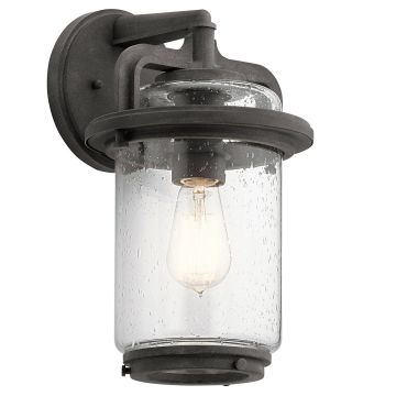 Andover 1 Light Medium Wall Lantern - Weathered Zinc