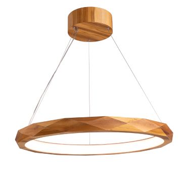 Angular Facet Ring LED Pendant