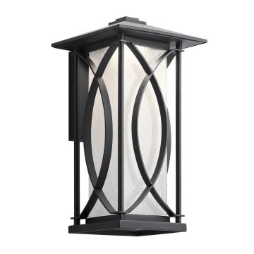 Ashbern 1 Light Medium Wall Lantern - Textured Black