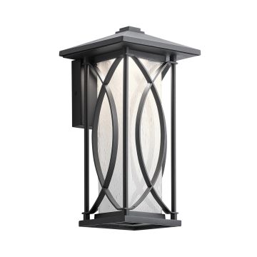 Ashbern 1 Light Small Wall Lantern - Textured Black