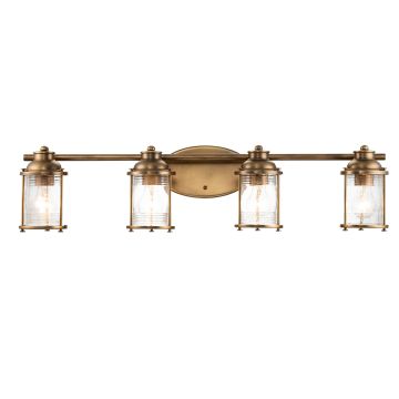 Ashland Bay 4 Light Wall Light - Natural Brass