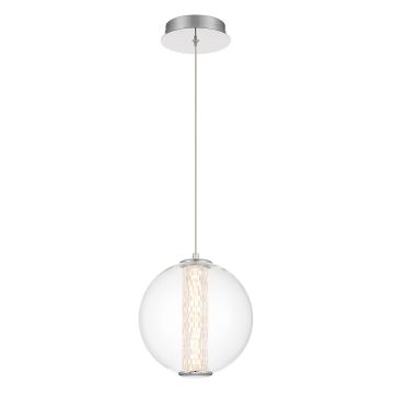 Atomo 1 Lt Adjustable Pendant - Polished Chrome