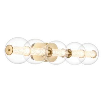 Atomo 5 Lt Wall Light - Gold