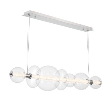 Atomo 7 Lt Linear Pendant - Polished Chrome