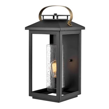 Atwater 1 Light Large Wall Lantern - Black