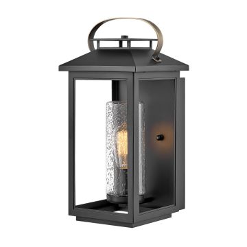 Atwater 1 Light Medium Wall Lantern - Black