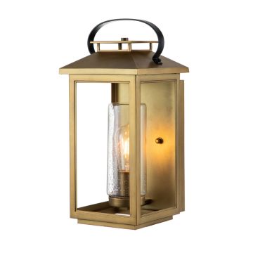 Atwater 1 Light Medium Wall Lantern - Painted Distressed Brass