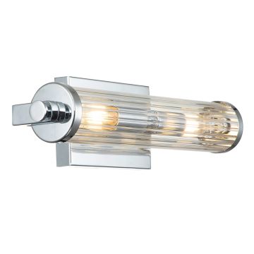 Azores 2 Light Wall Light - Polished Chrome