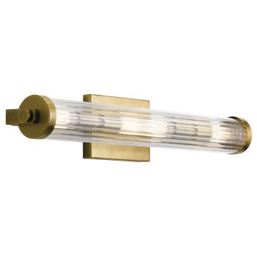 Azores 4 Light Wall Light - Natural Brass