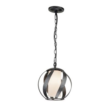 Blacksmith 1 Light Outdoor Pendant - Old Black