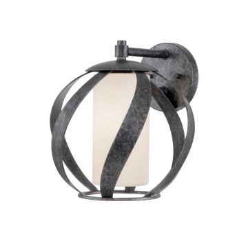 Blacksmith 1 Light Outdoor Wall Light - Old Black