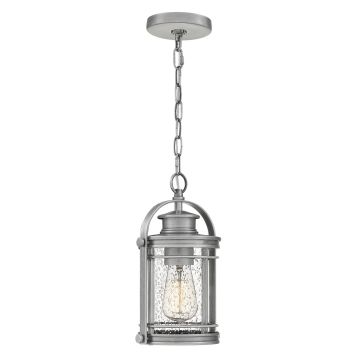 Booker 1 Light Small Chain Lantern - Industrial Aluminium