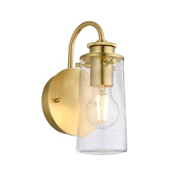 Braelyn 1 Light Wall Light - Brushed Brass