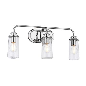 Braelyn 3 Light Wall Light - Polished Chrome