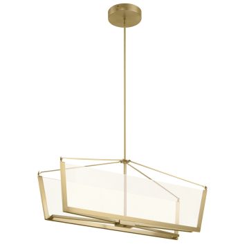 Calters LED Isle Pendant - Champagne Gold