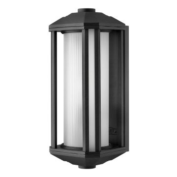 Castelle 1 Light Medium Wall Lantern - Black