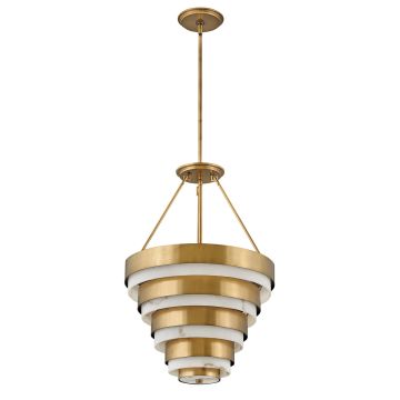 Echelon 4 Light Pendant - Heritage Brass