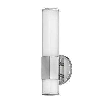 Facet Single LED Wall Light - Polished Chrome