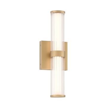 Fayton Small LED Wall Light - Matte Gold