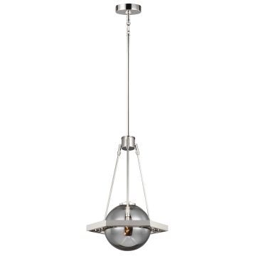 Harper 1 Light Pendant - Polished Nickel