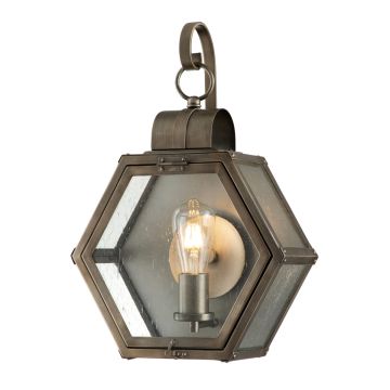 Heath 1 Light Medium Wall Lantern - Burnished Bronze