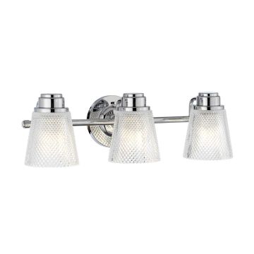 Hudson 3 Light Wall Light - Polished Chrome