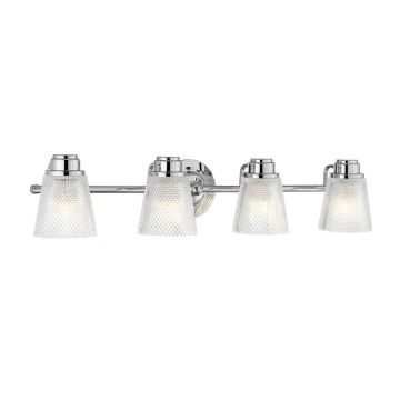 Hudson 4 Light Wall Light - Polished Chrome