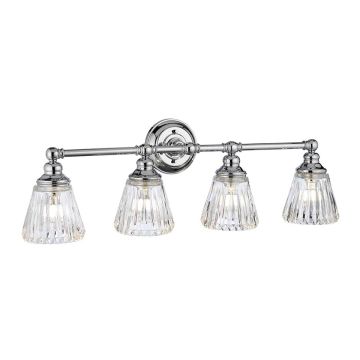 Keynes 4 Light Wall Light - Polished Chrome