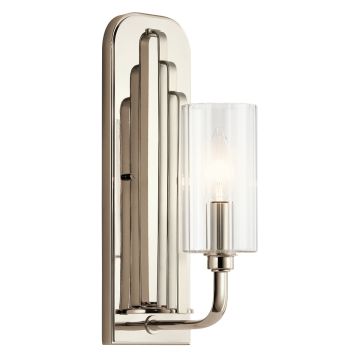 Kimrose 1 Light Wall Light - Polished Nickel