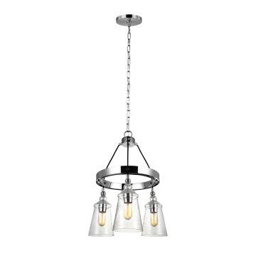 Loras 3 Light Chandelier - Chrome