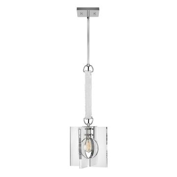 Ludlow 1 Light Pendant - Polished Nickel