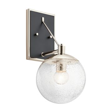 Marilyn 1 Light Wall Light - Polished Nickel