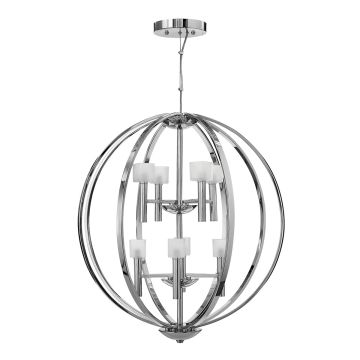 Mondo 8 Light Chandelier - Polished Chrome