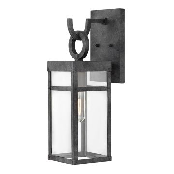 Porter 1 Light Medium Wall Lantern - Aged Zinc