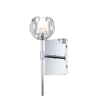 Regalia 1 Light Wall Light - Polished Chrome