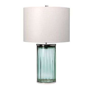 Reno Table Lamp - Green - Polished Nickel