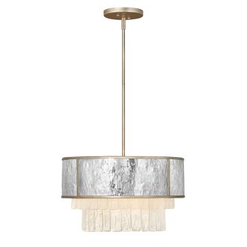 Reverie 4 Light Semi-flush/ Pendant - Champagne Gold