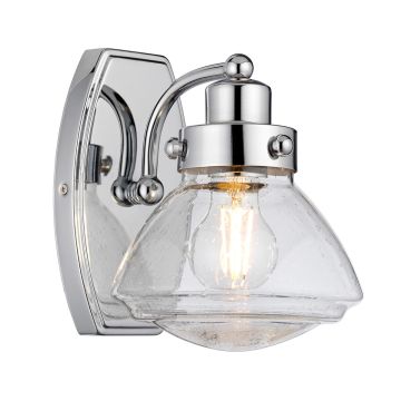 Scholar 1 Light Wall Light - Polished Chrome