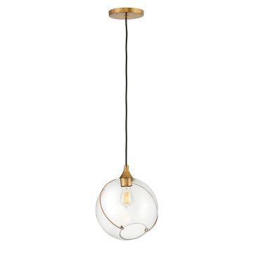 Skye 1 Light Pendant - Heritage Brass