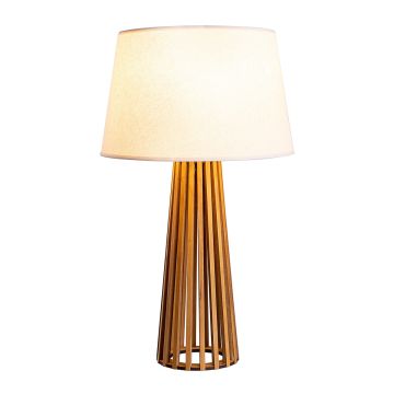 Slatted 1 Light Table Lamp - BASE ONLY