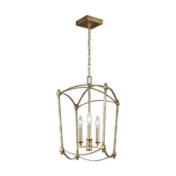 Thayer 3 Light Pendant - Antique Gild