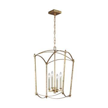 Thayer 4 Light Pendant - Antique Gild