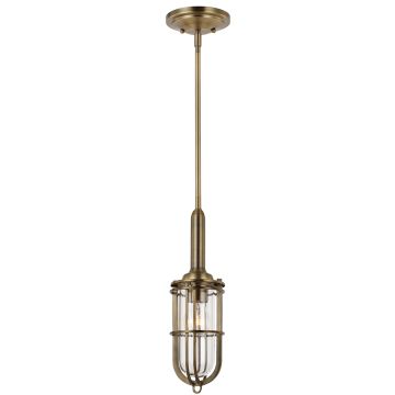 Urban Restoration 1 Light Pendant - Dark Antique Brass