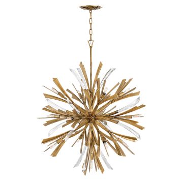 Vida 13 Light Large Pendant - Burnished Gold