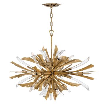 Vida 13 Light Wide Pendant - Burnished Gold