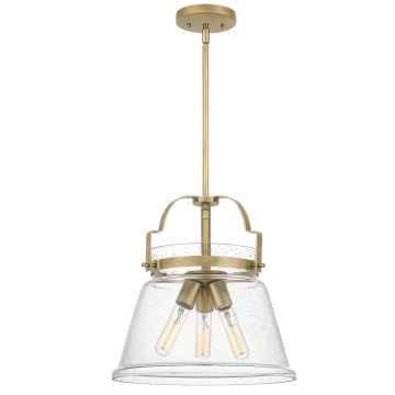 Wimberley 3 Light Pendant - Weathered Brass