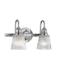 Addison 2 Light Wall Light - Polished Chrome