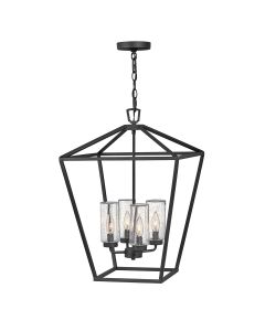 Alford Place 4 Light Outdoor Pendant - Museum Black